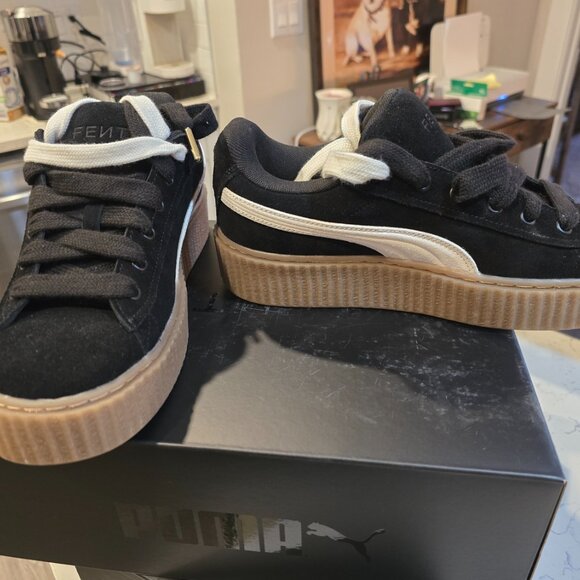 Puma x Rihanna Fenty Creeper Phatty - Black Women's Size 10 (399332-01) NEW READ - Picture 6 of 12